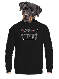 unisex mikina bez kapucne