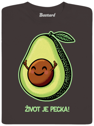 Život je pecka pánske dlhý rukáv Bear Brown