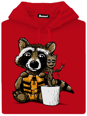 Strážcovia galaxie pánska mikina klokanka Red