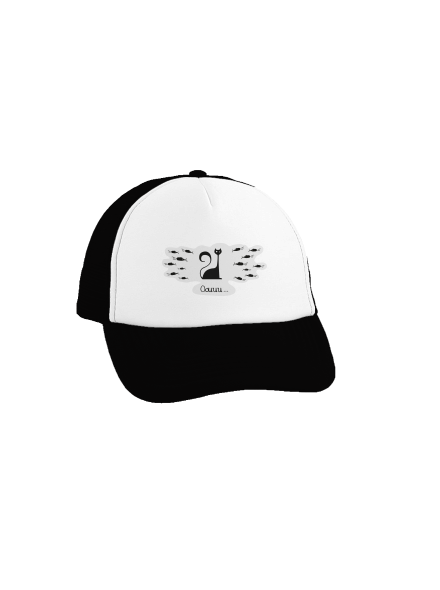 Oouuu šiltovka truckerka Black cap