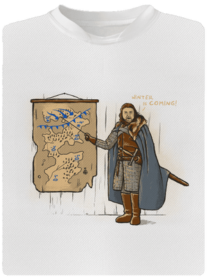 Winter pánske športové tričko White