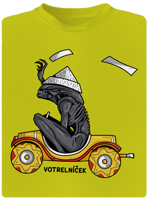 Votrelníček pánske športové tričko Neon Yellow