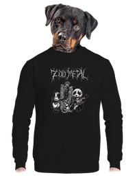 unisex mikina bez kapucne