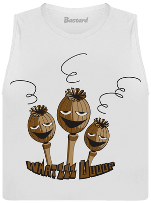 Makovica dámske tielko voľné White