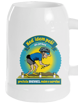 Závislosť na bicykli polliter White