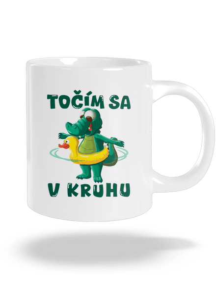 Točím sa v kruhu veľký hrnček White