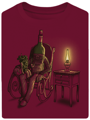 Dedo, rozprávaj unisex tričko oversized Garnet