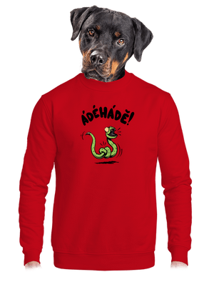 Ádéhádě unisex mikina bez kapucne Red