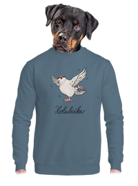 unisex mikina bez kapucne