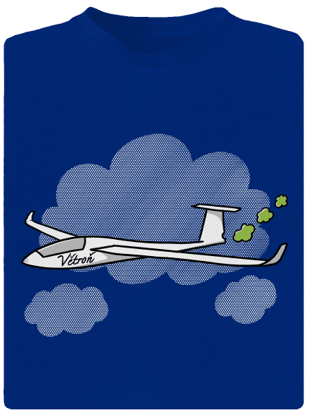 Větroň pánske športové tričko Royal Blue Mal
