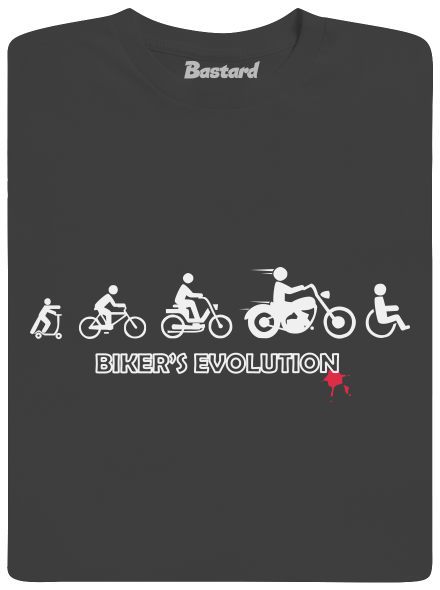 Biker’s Evolution pánske dlhý rukáv Dark Grey