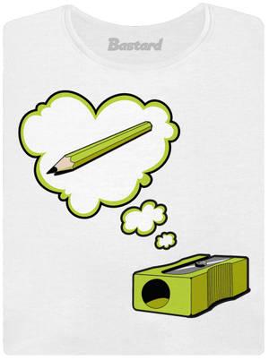 Ceruzka a Strúhatko dámske tričko s lemom White