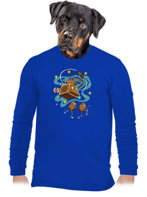 Namelu vás pánske dlhý rukáv Royal Blue