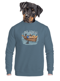 unisex mikina bez kapucne