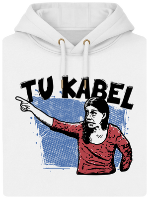 Tukabel unisex mikina premium Snowwhite