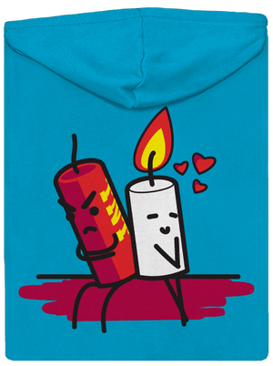 TNT dámska mikina na zips Blue Atol