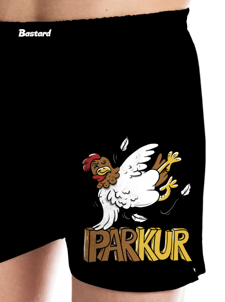 Parkur pánske trenky Black