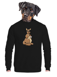 unisex mikina bez kapucne