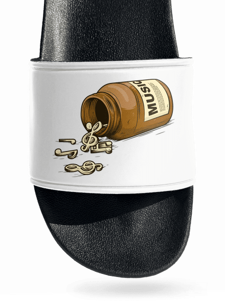 Music Pills šľapky White