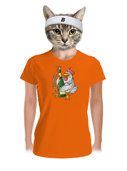 Prosekoko dámske športové tričko Neon Orange