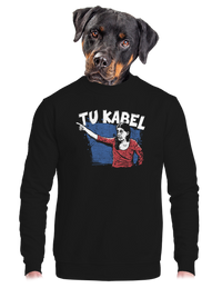 unisex mikina bez kapucne