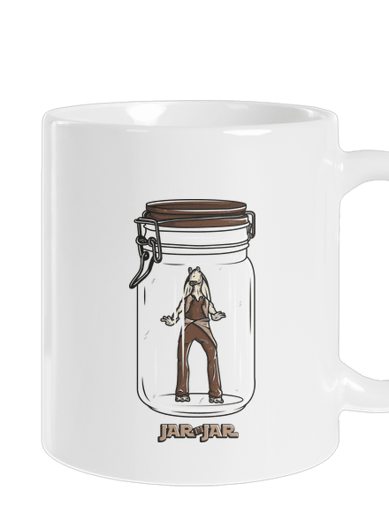 Jar in jar klasický hrnček White