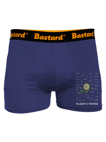 Plávam v matike boxerky Blue Navy