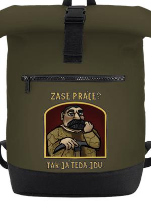 Zase práce? batoh Military Green