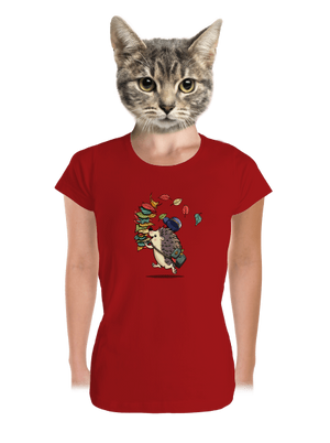 Listár dámske tričko prémium Red Mal