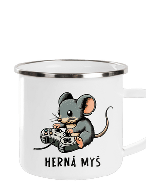 Herná myš plecháčik White