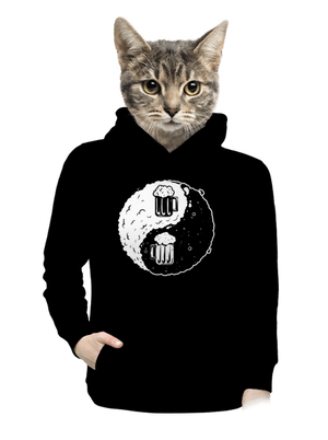 dámska mikina klokanka