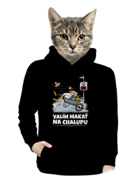 dámska mikina klokanka