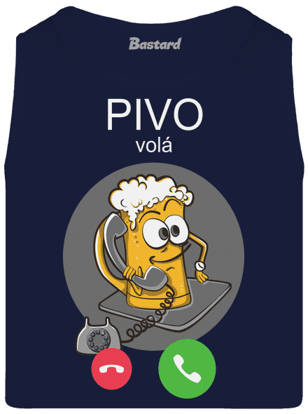 Pívo volá pánske tielko French Navy