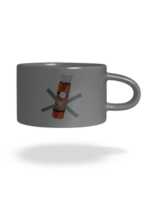 Dynamit hrnček makronka Grey Macaron