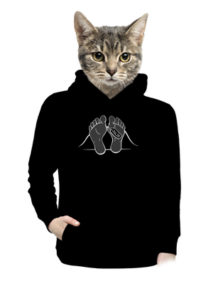 Romeo a Julie dámska mikina klokanka Black