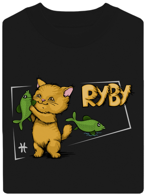 Mačací horoskop: Ryby unisex mikina bez kapucne Black