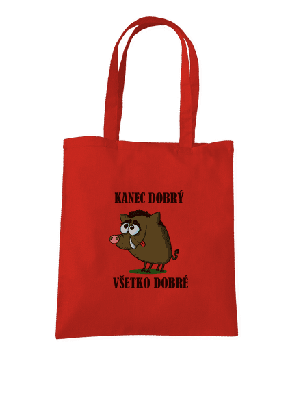 Kanec dobrý taška Bright Red