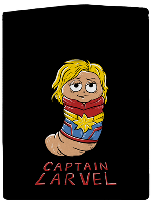 Captain Larvel dámska mikina na zips Black