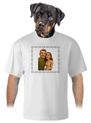 unisex tričko oversized