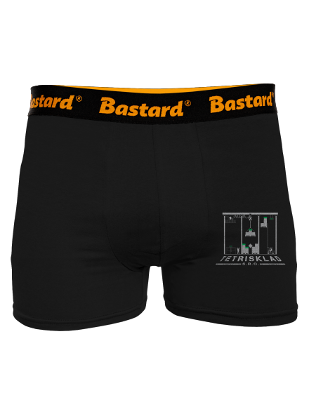 Tetrisklad boxerky Black
