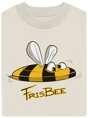 Frisbee unisex mikina bez kapucne Off White