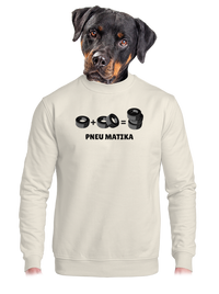 unisex mikina bez kapucne