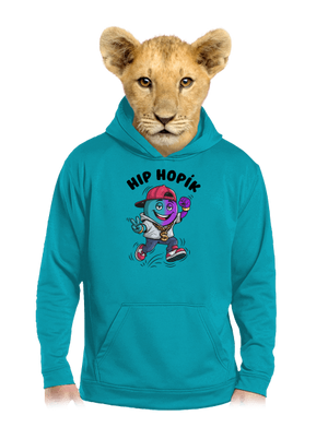 Hip Hopík detská mikina klokanka Hawaiian Blue