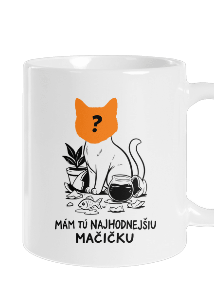 Mám najhodnejšiu mačičku klasický hrnček White