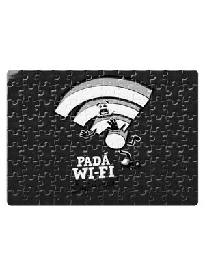 Padá wi-fi puzzle White