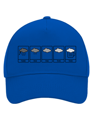 Predpoveď počasia šiltovka baseballka Bright Royal