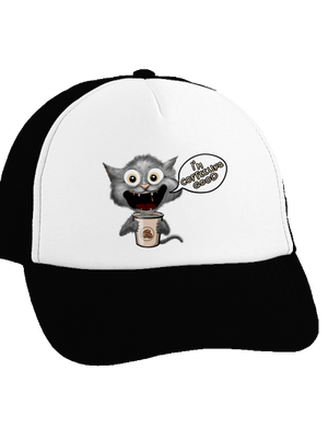 I’m coffeeling good šiltovka truckerka Black cap