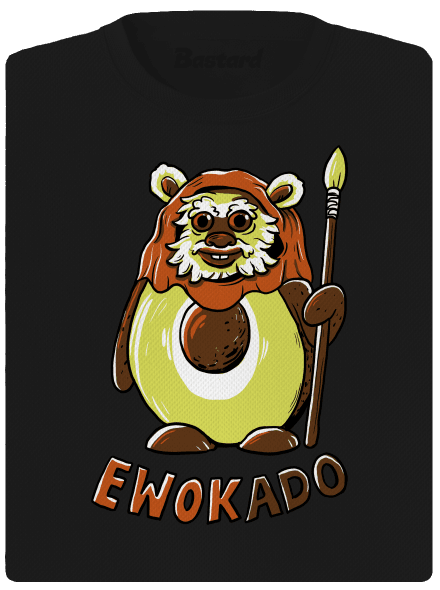 Ewokado dámske športové tričko Black