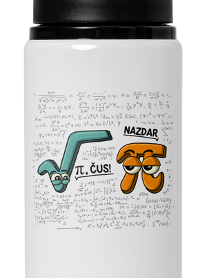 Pí, čus! flaša na vodu White