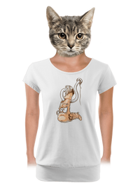 dámske tričko s lemom